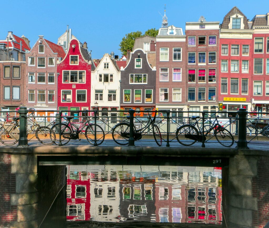 Bostadsområde i Amsterdam