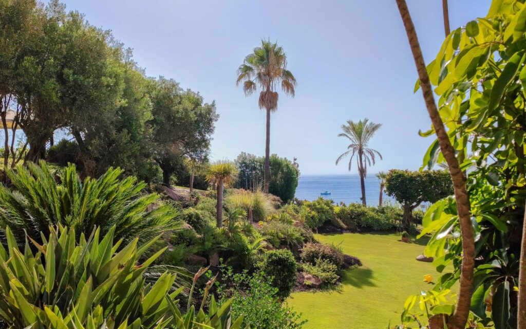 Vacker park i Marbella