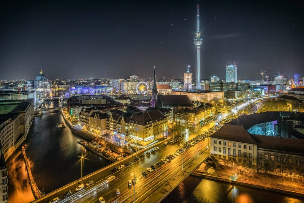 Byliv om natten i Berlin